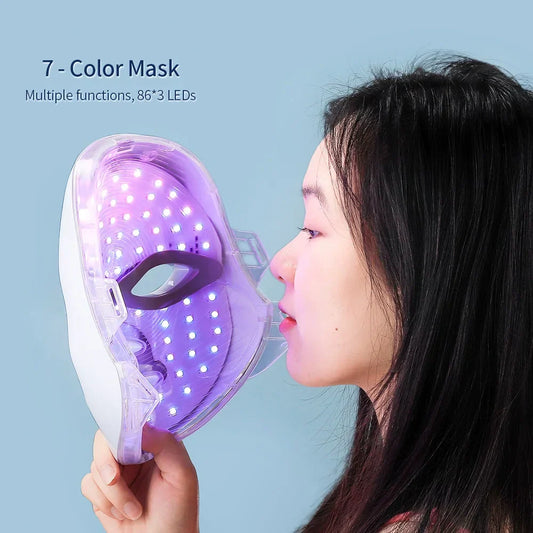 Illuminate Your Beauty Routine with the 8-Color LED Face and Neck Mask